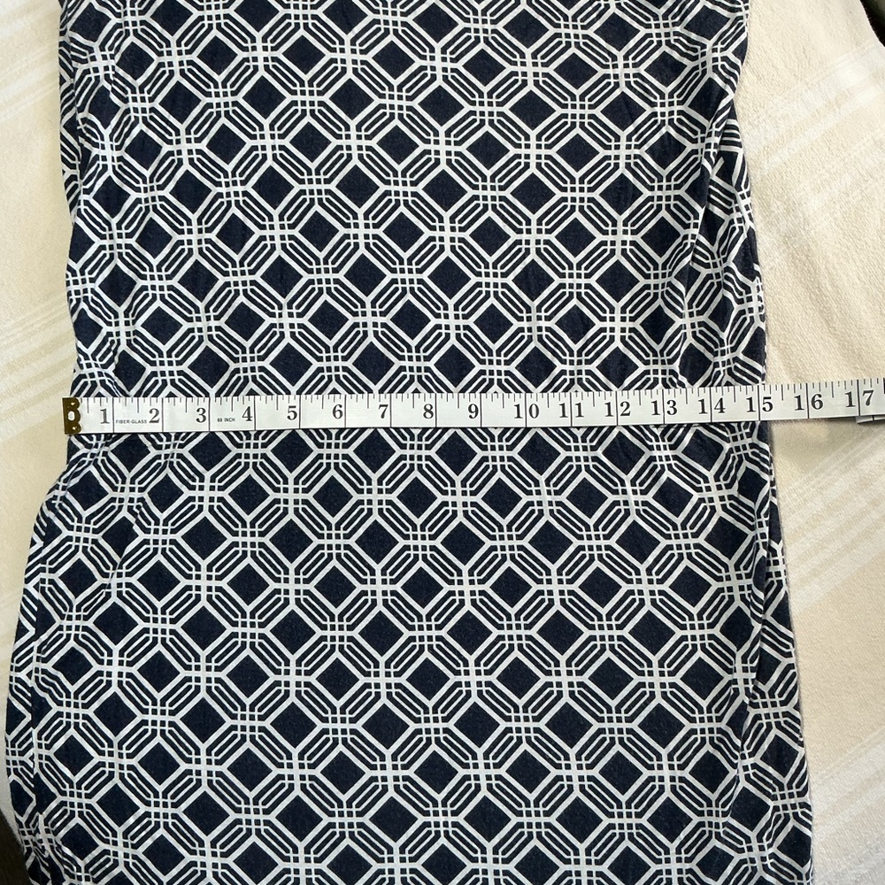 Banana Republic Navy and White Geometric Dress - Picture 7 of 7